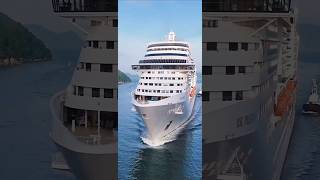 MSC PREZIOSA cruzeiro Santos  o maior navio @cruzeiros2025 cruise  #drone #google  #shorts