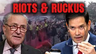 🚨BREAKING: Riots in UK, Smackdown in Senate, US Strikes Iranian Island, Dems Beg Platner to Drop Out
