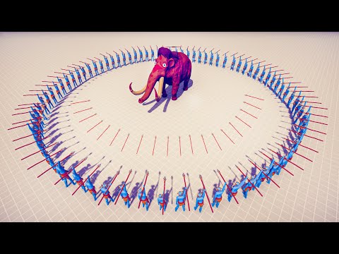 100x SPEAR THROWER vs EVERY UNIT - 🏹Totally Accurate Battle Simulator TABS