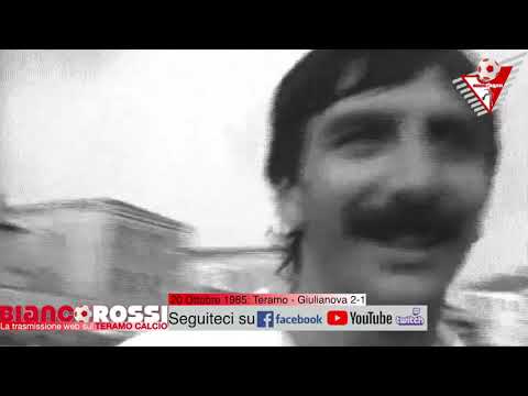 BIANCOROSSI - Amarcord. 20 Ottobre 1985: Teramo-Giulianova 2-1. Filmato integrale di Tele Teramo.