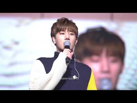 171231 성규 엔딩 멘트 이어서 하얀 고백 같이 부르자는 성규