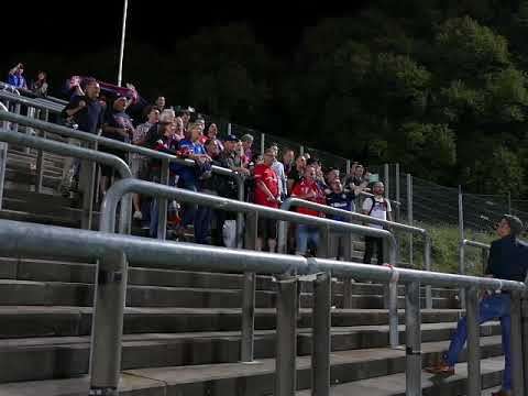 Hörfußballspiel Aufnahme im Stadion am Zoo