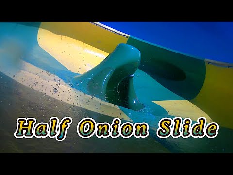Half Onion Water Slide | Arsenal Park | POV Slide