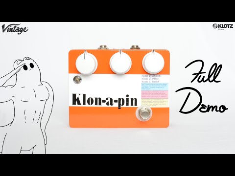 SELLTRONICS Klon-a-pin BIG BOX Candy orange epoxy top image 4