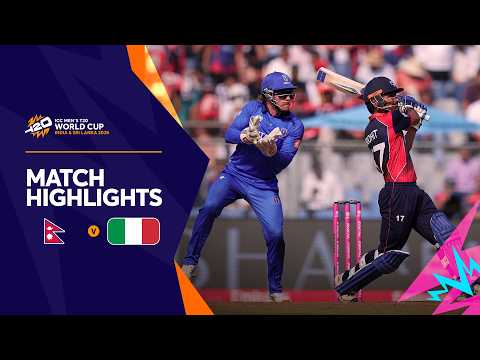 Nepal v Italy | Match Highlights | Men's T20 World Cup 2026