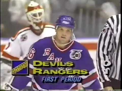 NY Rangers VS NJ Devils 3/4/1992