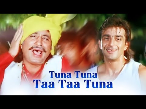 Tuna Tuna Taa Taa Tuna - Lyrical | Adharm | Sanjay Dutt | Amit Kumar, Arun Bakshi | 90's Hindi Songs