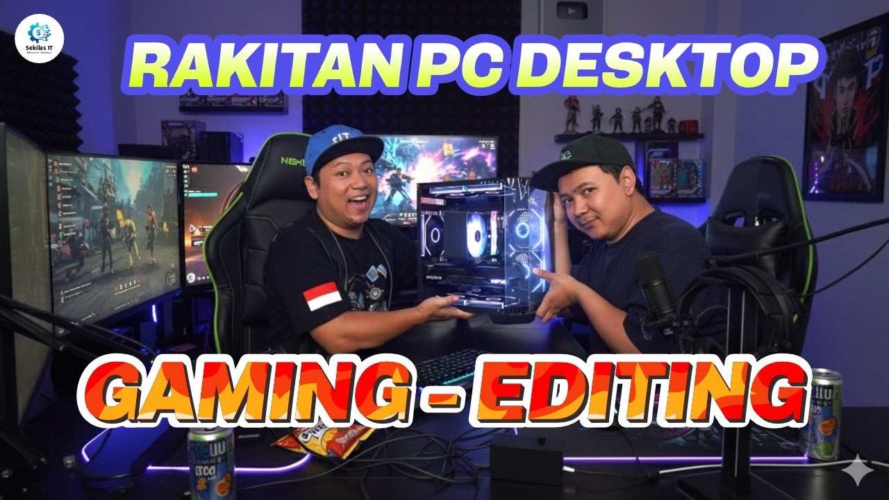 Rakitan PC Gaming Hitam Lebih Murah - Editing,Gaming,Streaming Libas Semua