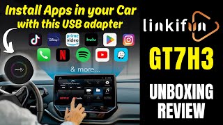 Convert Car Screen to Smart TV with this Car Media USB Adapter  | Linkifun GT7H3 |  UNBOXING REVIEW