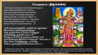 preview picture of video 'Thiruppaavai Paasuram 23'