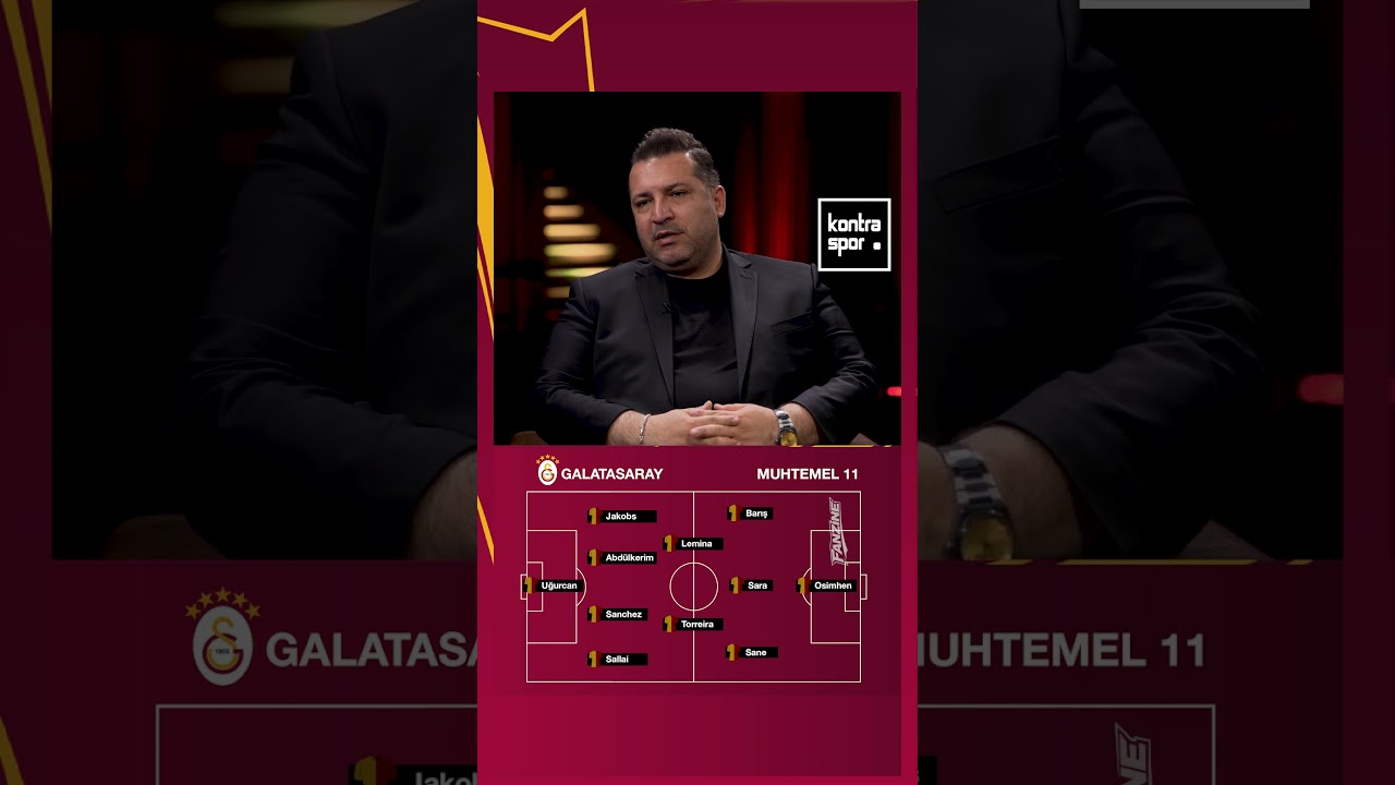 Volkan Kılıç: Net olarak Osimhen, 11'de olacak Fenerbahçe derbisinde.