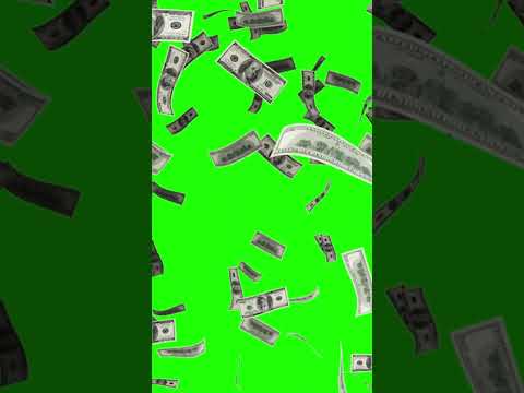 Dollars Money Falling Free Background Animation