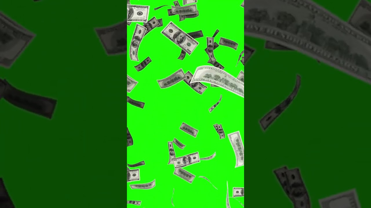 Dollars Money Falling Free Background Animation