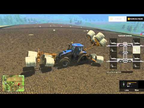 Farming Simulator 15 PC Mod Showcase: Murray Bale Trailer