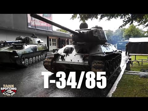 T-34/85 Tank Departure from Elomessut 2017 Event