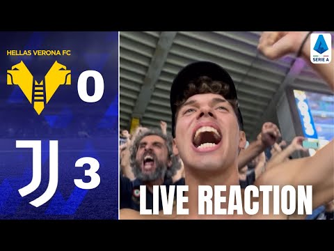 💦 DEVASTANTI! HELLAS VERONA JUVENTUS 0-3 || SETTORE OSPITI BENTEGODI REACTION