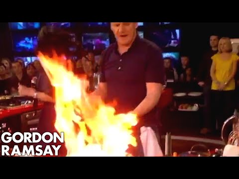 Making Sauce for Steak Diane | Gordon Ramsay