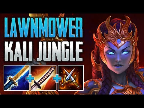 MOWING THEM DOWN! Kali Jungle Gameplay (SMITE Conquest)