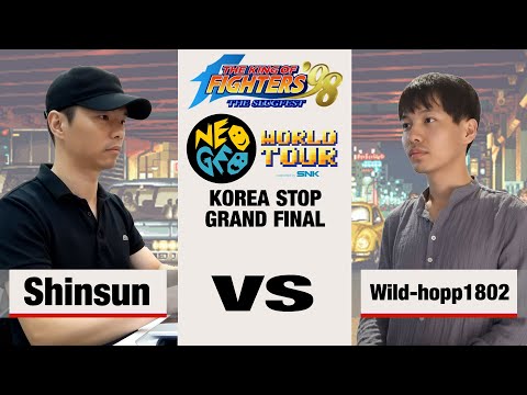 Shinsun vs Wild-Hopp1802 - KOF '98 Neo Geo World Tour Season 1 Korea Stop Grand Final