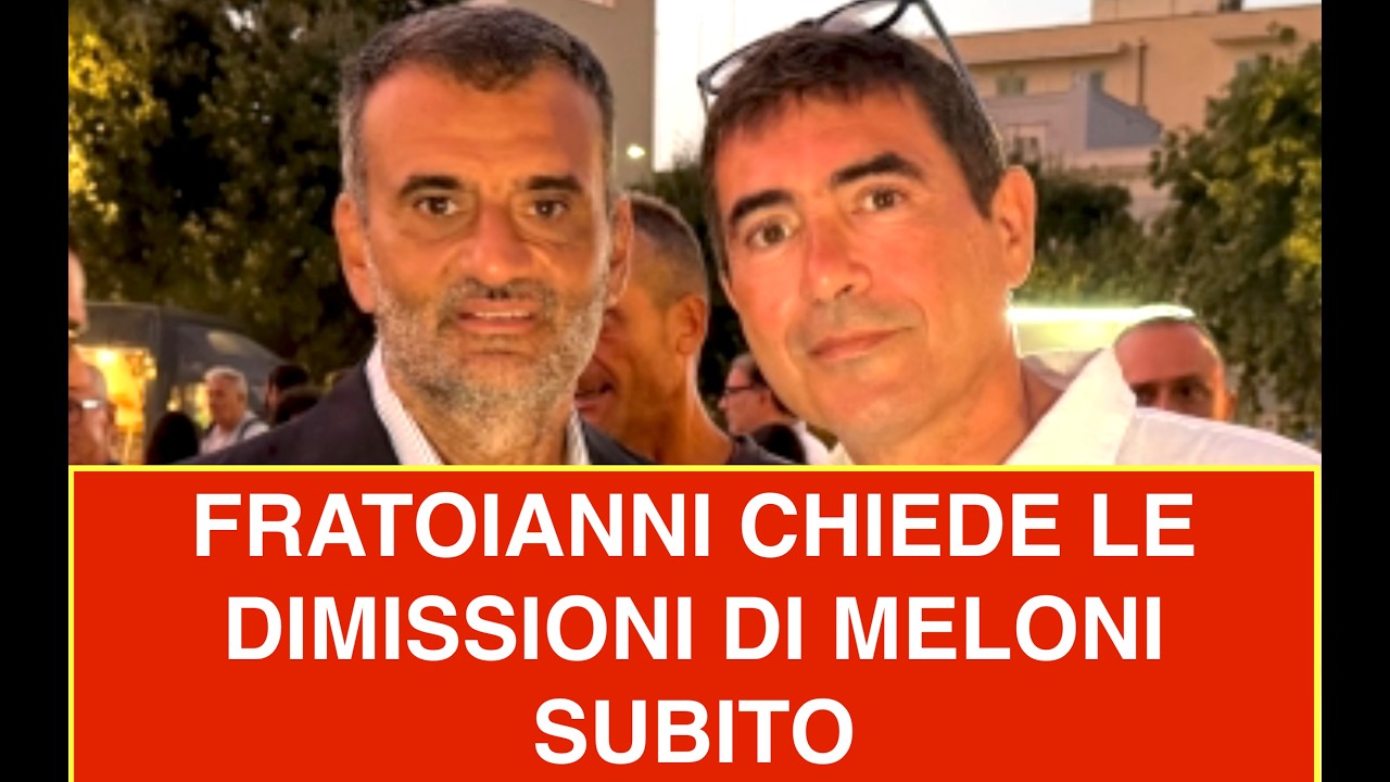 FRATOIANNI CHIEDE LE DIMISSIONI DI MELONI SUBITO