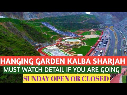 New attraction in UAE | THE Hanging Gardens kalba City | Hanging Garden in Sharjah