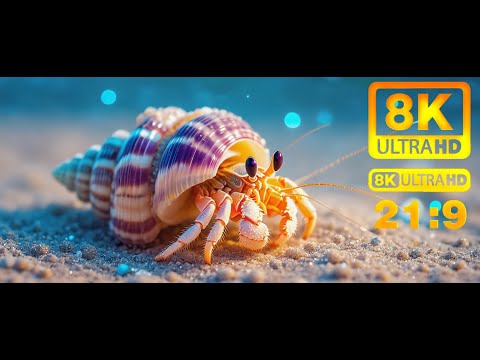 [21:9] Deep Sea Creatures - 8K Ultra HD