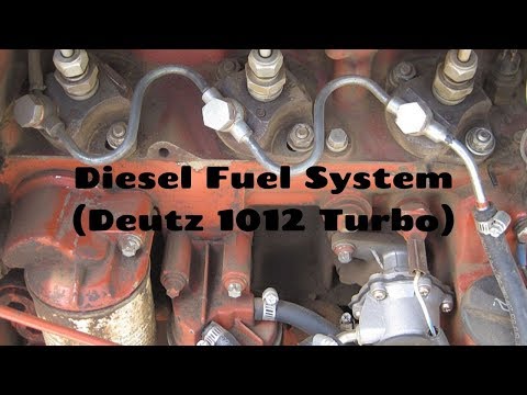Diesel Fuel System on a Deutz 1012 Turbo (Full Cycle)