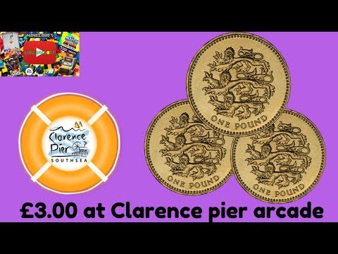 £3.00 at Clarence pier arcade