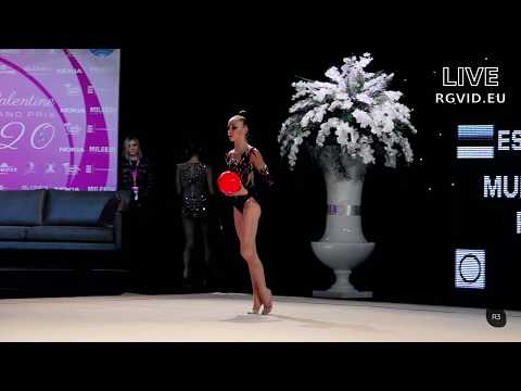 Khrystyna Pohranychna  – Ball (AA) – 2020 Miss Valentine Grand Prix (Stream Highlight)