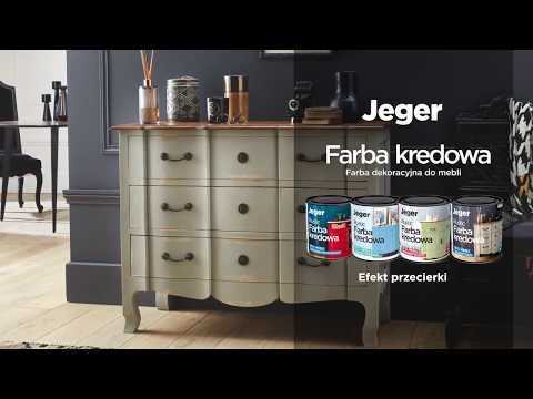 Jeger Farba Kredowa - aplikacja "efekt przecierki"