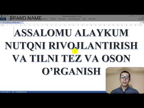 Increase Speaking. Ingliz tilida nutqni rivojlantirish. Tilni tez va oson o'rganish.