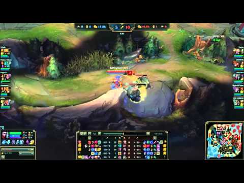 LoL: Huni Ekko vs Hecarim TOP SEASON2016 Apr 2016