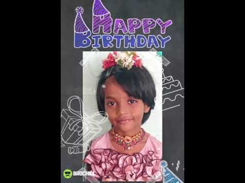 my daughter Lakshmi chethana Birthday wishes