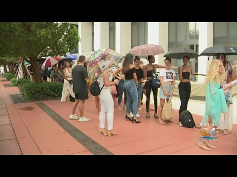 Swim Models Take Over Miami Beach For Start Of Miami Swim Week 2019