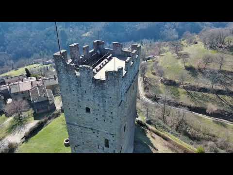 CASTELLO DI PORCIANO (ripresa con drone) 28/2/22