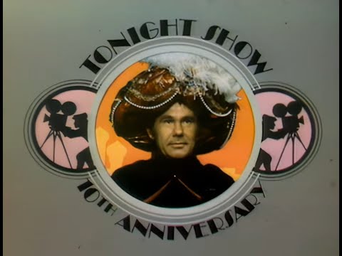 The Tonight Show Starring Johnny Carson Oct 2, 1972 10th Anniverary.