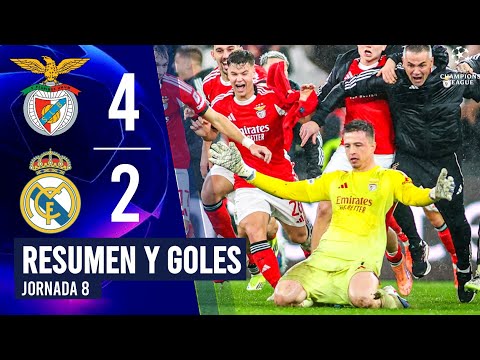 Resumen Real Madrid vs Benfica (2-4) | UEFA Champions League 2025