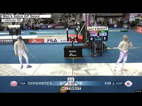 2019 165 T08 04 M S Individual Seoul KOR GP RED KIM KOR vs DERSHWITZ USA