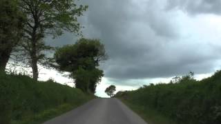 preview picture of video 'Driving On The D8 & D28 Between Bourbriac & Maël Pestivien, Côtes d'Armor, Brittany, France'