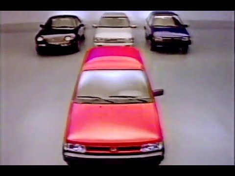 1989 Subaru Justy commercial - blows the doors off competitors