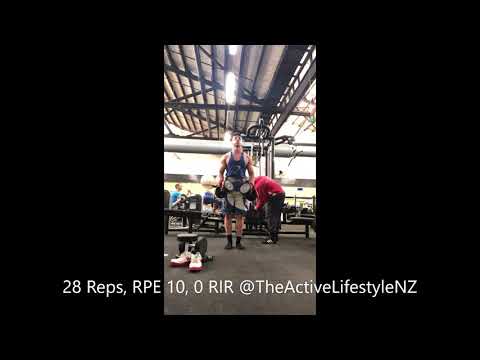 Training to failure - Dumbbell Lateral Raise 28 reps -  James Schofield - The Active Lifestyle