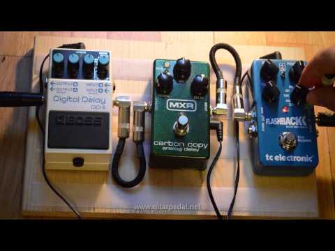 TC Electronic Flashback Delay vs. MXR Carbon Copy vs. Boss DD6 (Fender Blues Jr. and Stratocaster)