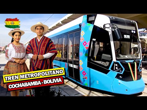 Así es el recorrido del tren metropolitano de Cochabamba 🇧🇴 | Linea ROJA