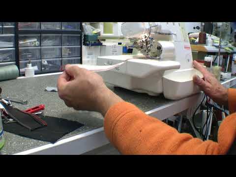 Overlocken mit Bernina 2500dcet-Bernina 2500 dcet - Overlock sewing test