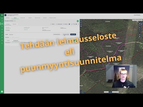 Tehdään puukauppa. Puunmyyntisuunnitelman eli leimausselosteen laatiminen. Foresta Plus