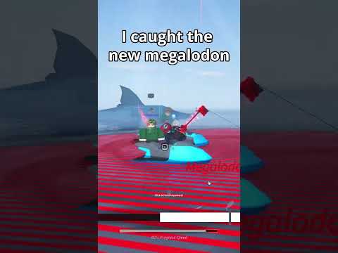"The NEW MEGALODON IS HUGE😭" #roblox #robloxfisch #fische