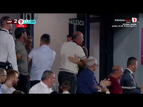 GOOOL! Rapid - UTA 2-0. Adi Dobre finalizează o fază superbă a giuleștenilor