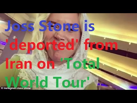 Joss Stone, a British female singer, was on the island of Kish