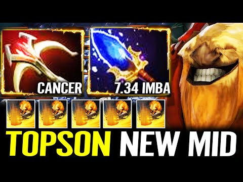 Topson [Earthshaker] Next Level Slam Dunk 100% Deleted Enemies Dota 2 Pro Gameplay