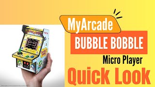 Quick Look - MyArcade Bubble Bobble Micro Player Review #bubblebobble #taito #myarcade #micro